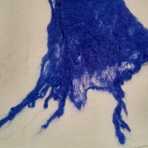 2 mohair shawls hand-knitted by a Polish grandmother very difficult to capture